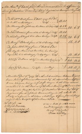 Lot #122 John Hancock: Early 1757 handwritten document by the future Declaration signer - Image 1