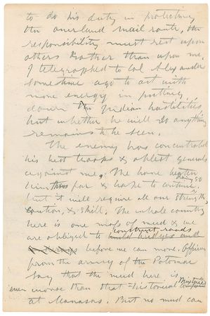 Lot #374 Henry W. Halleck: “The enemy has concentrated his best troops & ablest generals against me. We have beaten him thus far” - Image 2