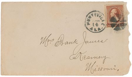 Lot #150 Frank James Envelope - Image 2