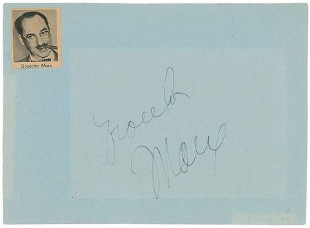 Lot #937 Marx Brothers Signature - Image 1