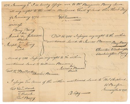 Lot #384 Daniel Morgan Signed Document - Image 2