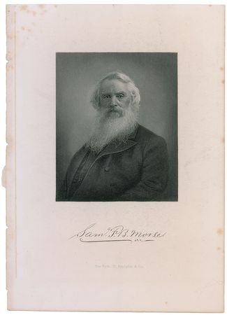 Lot #321 Samuel F. B. Morse Signed Note - Image 2