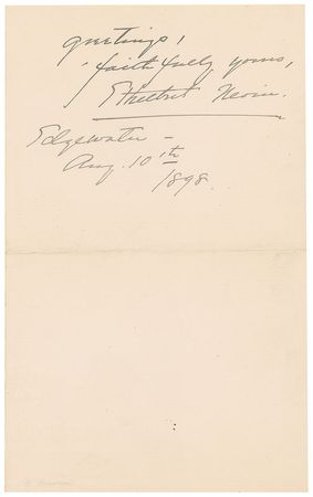 Lot #776 Ethelbert Nevin - Image 1