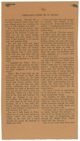 Lot #647 O. Henry Handwritten Manuscript - Image 3
