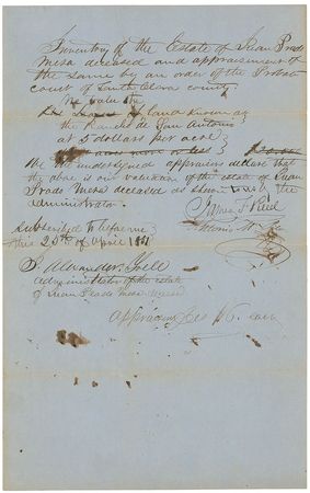 Lot #144 Donner Party: James F. Reed Signed Document - Image 2