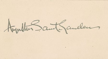 Lot #600 Augustus Saint-Gaudens - Image 2