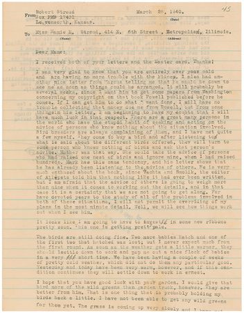 Lot #350 Robert Stroud - Image 1