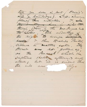 Lot #352 Charles Sumner Handwritten Manuscript - Image 2