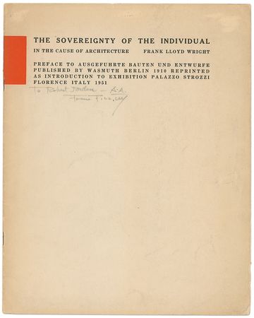 Lot #577 Frank Lloyd Wright Booklet - Image 2