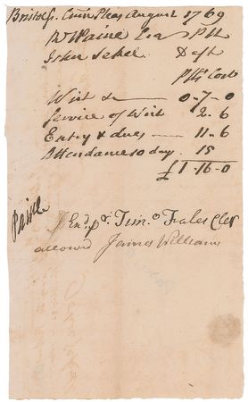 Lot #333 Robert Treat Paine - Image 1