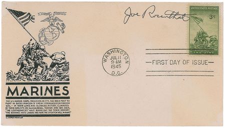 Lot #427 Iwo Jima: Joe Rosenthal First Day Cover - Image 2