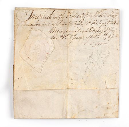 Lot #121 Benjamin Franklin: Supremely desirable 1787 grant issued while drafting the Constitution - Image 3