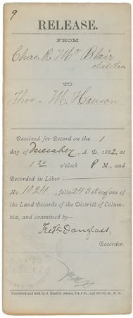 Lot #282 Frederick Douglass Signed Document - Image 1