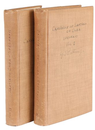 Lot #389 George S. Patton: Patton’s volumes on the Spanish-American War - Image 3