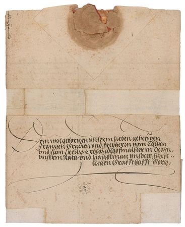 Lot #232 Emperor Ferdinand I Signed Document - Image 2