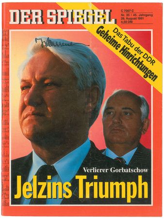 Lot #359 Boris Yeltsin Magazine - Image 1