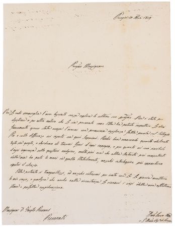 Lot #204 Pope Leo XIII Handwritten Letter Signed - Image 1