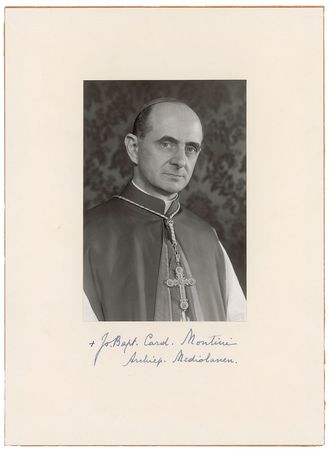 Lot #339 Pope Paul VI Signed Photograph - Image 1