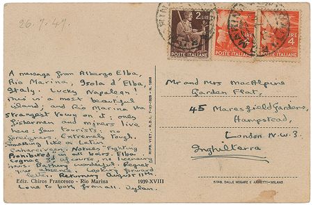 Lot #670 Dylan Thomas: The doomed Welsh poet observes the everyday in a rough fishing village: “Notices ‘Fighting Prohibited’ in all bars” - Image 1