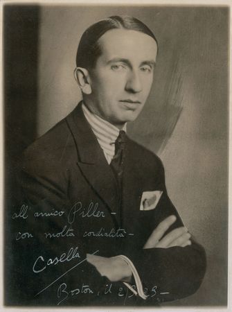 Lot #759 Alfredo Casella Signed Photograph - Image 2