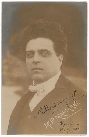 Lot #773 Pietro Mascagni Signed Photograph - Image 1