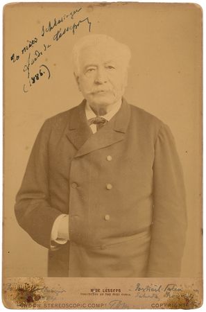 Lot #280 Ferdinand de Lesseps Signed Photograph - Image 2
