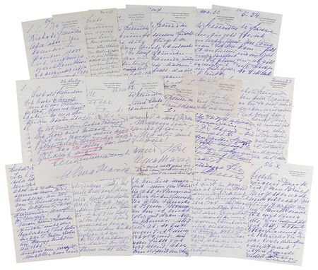Lot #734 Alma Mahler-Werfel Handwritten Letters Signed - Image 2