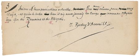 Lot #623 Jules Amedee Barbey d?Aurevilly: An impassioned religious tract - Image 3