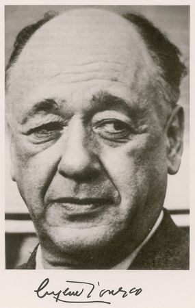 Lot #697 Eugene Ionesco Signed Photograph - Image 1