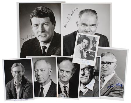 Lot #182 Nobel Prize Winners Signed Photograph - Image 1