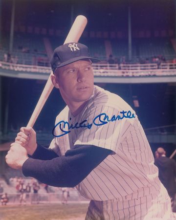 Lot #1011 Mickey Mantle Signed Photograph - Image 1