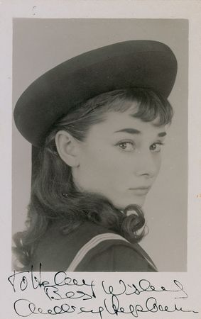 Lot #880 Audrey Hepburn Signed Photograph - Image 1