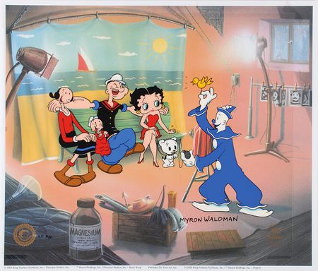 Lot #619 Myron Waldman Animation Cel - Image 1