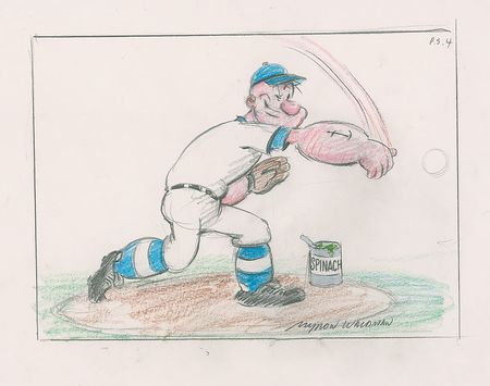 Lot #621 Myron Waldman Sketch - Image 2
