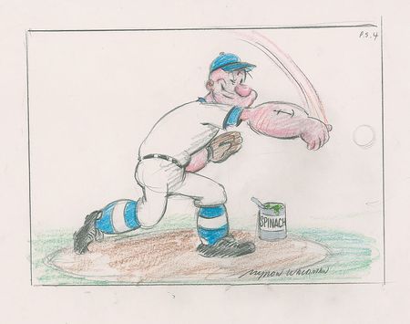 Lot #621 Myron Waldman Sketch - Image 1