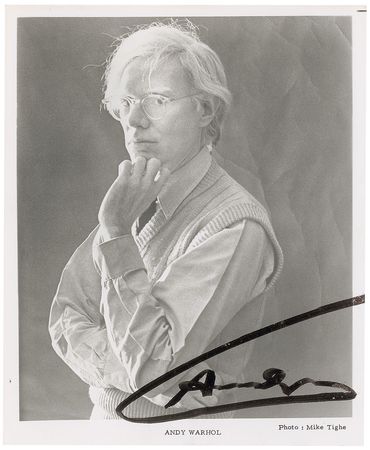 Lot #575 Andy Warhol Signed Photograph - Image 2