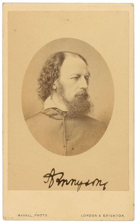 Lot #669 Alfred Lord Tennyson Signed Photograph - Image 2