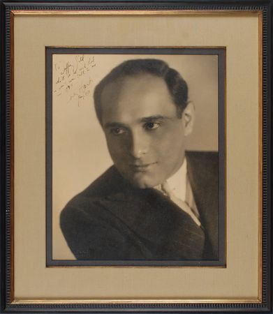Lot #802 Lorenz Hart: Magnificent oversized Spurr portrait of the Broadway lyricist - Image 1