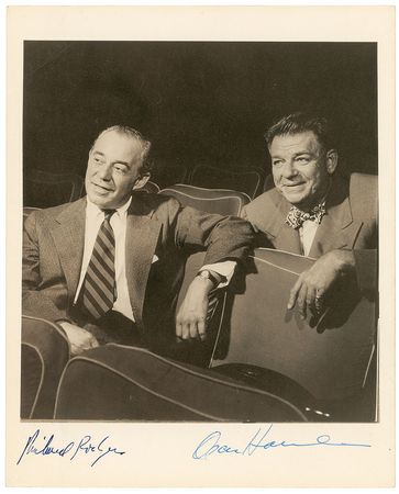 Lot #809 Rodgers and Hammerstein Signed Photograph - Image 1