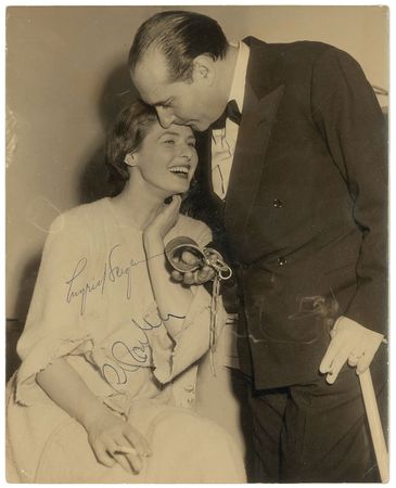 Lot #861 Ingrid Bergman and Roberto Rossellini Signed Photograph - Image 1