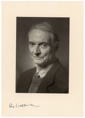 Lot #554 Roy Lichtenstein Signed Photograph - Image 2