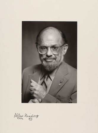 Lot #641 Allen Ginsberg Signed Photograph - Image 1