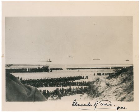 Lot #400 Harold Alexander of Tunis: Rare memento of the Dunkirk evacuation in 1939 - Image 1