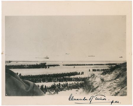 Lot #400 Harold Alexander of Tunis: Rare memento of the Dunkirk evacuation in 1939 - Image 2