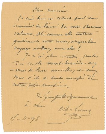 Lot #762 French Composers - Image 1