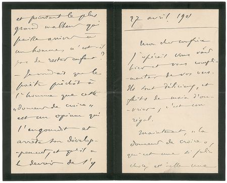 Lot #780 Camille Saint-Saens Handwritten Letter Signed - Image 2
