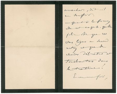 Lot #780 Camille Saint-Saens Handwritten Letter Signed - Image 4