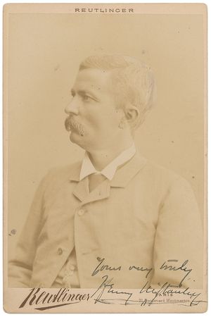Lot #259 Henry M. Stanley Signed Photograph - Image 1