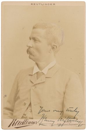Lot #259 Henry M. Stanley Signed Photograph - Image 2