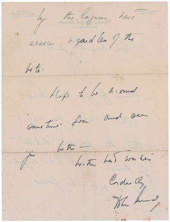 Lot #60 John F. Kennedy: “I am confident that it will be passed by the Congress next session regardless of the veto” - Image 2